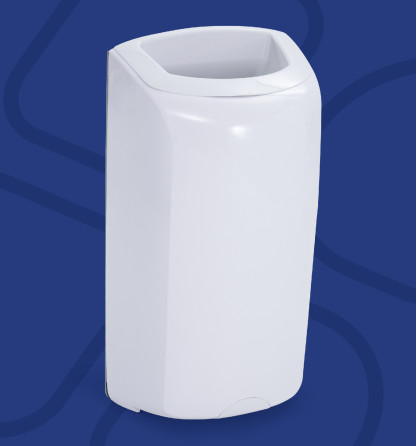 WPB-WAS-001 - WASTECARE PAPER BIN - WHITE x 5